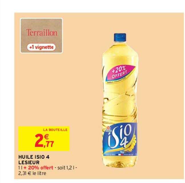 huile isio 4 lesieur