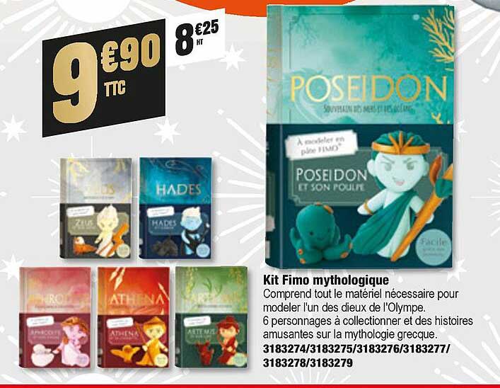 kit fimo mythologique