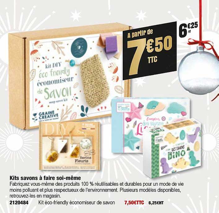 kits savons à faire soi-même