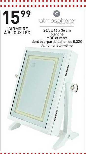 L'armoire à Bijoux Led