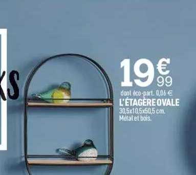 l'étagère ovale