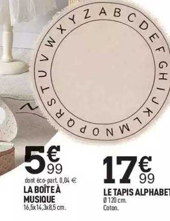 La Boîte à Musique, Le Tapis Alphabet