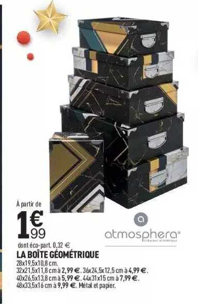 la boîte géométrique atmosphera