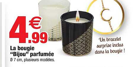la bougie "bijou" parfumée