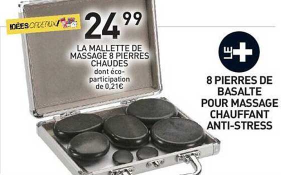 la mallette de massage 8 pierres chaudes