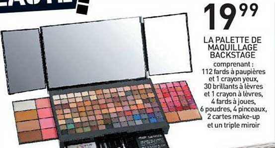 la palette de maquillage backstage
