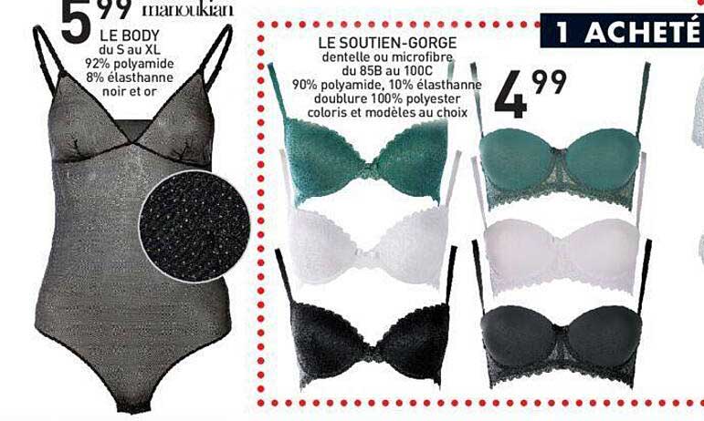 le body, le soutien-gorge