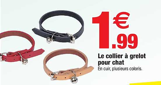 le collier à grelot pour chat