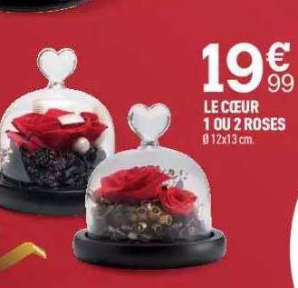 Le Cœur 1 Ou 2 Roses