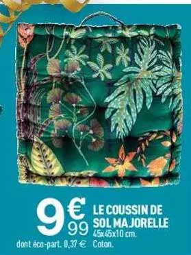 le coussin de sol majorelle