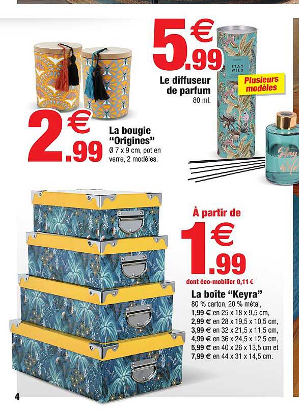 Le Diffuseur De Parfum, La Bougie "origines", La Boîte "keyra"