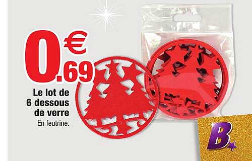 Le Lot De 6 Dessous De Verre