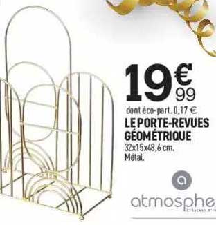 le porte-revues géométrique atmosphère