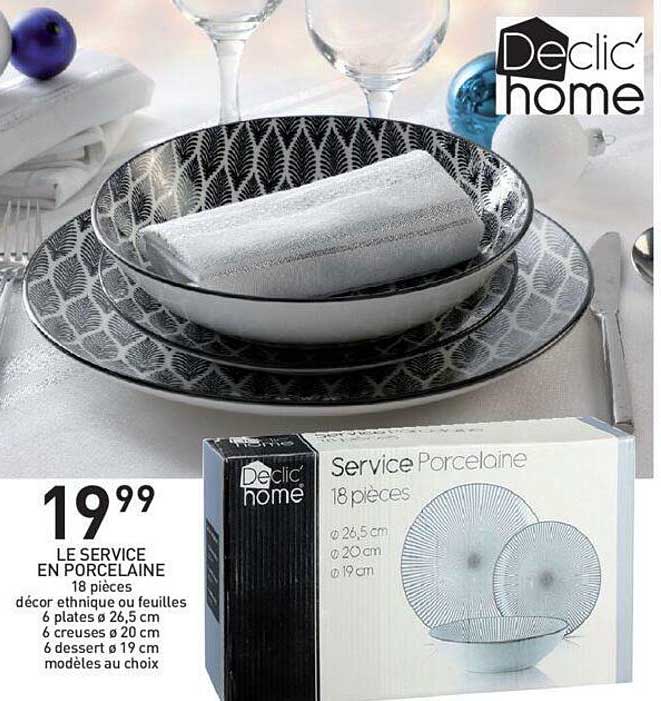 le service en porcelaine declic' home