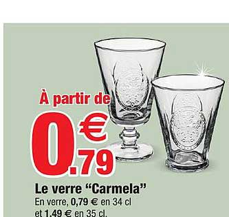 Le Verre "carmela"