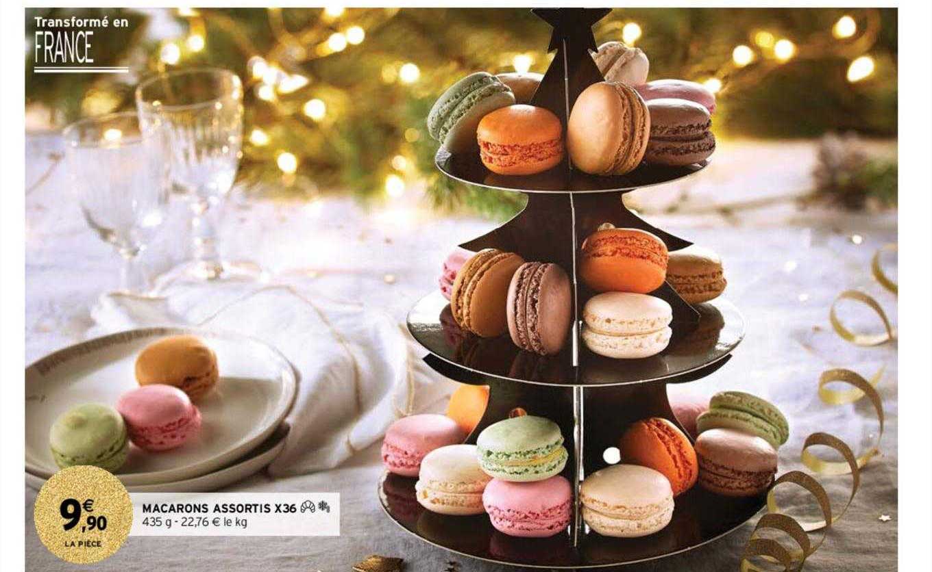 macarons assortis x36