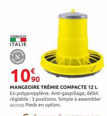 mangeoire trémie compacte 12 l