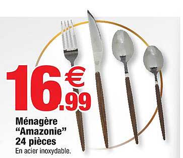ménagère "amazonie" 24 pièces