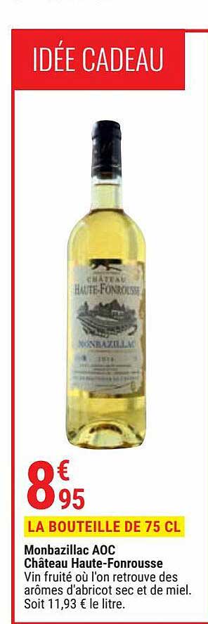 monbazillac aoc château haute-fonrousse