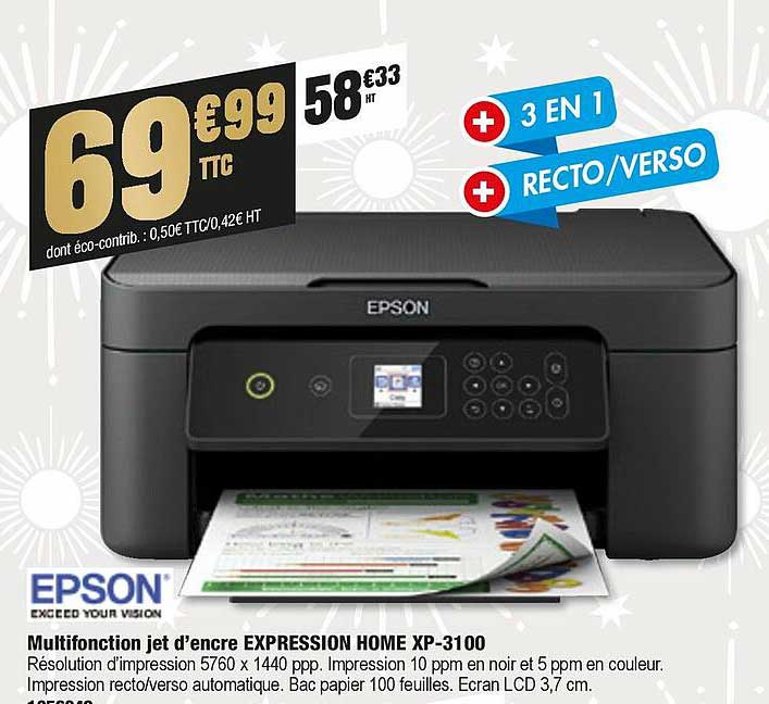 multifonction jet d'encre expression home xp-3100 epson