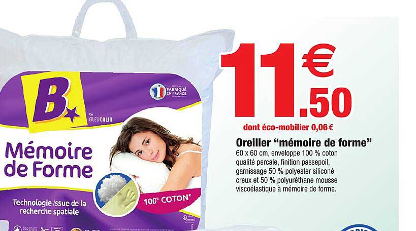 Oreiller "mémoire De Forme"