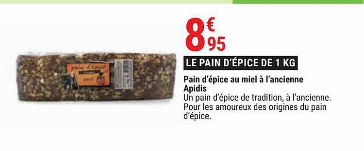 Pain D'épice Au Miel à L'ancienne Apidis