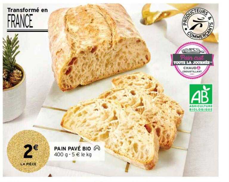 Pain Pavé Bio