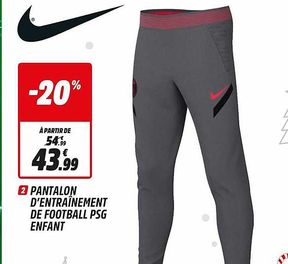 pantalon d'entraînement de football psg enfant