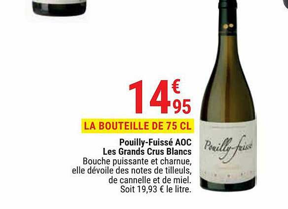 pouilly-fuissé aoc les grands crus blancs