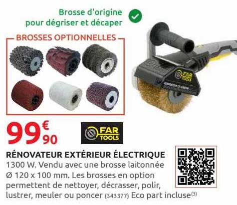 rénovateur extérieur électrique far tools