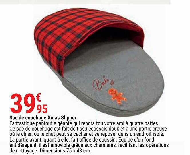 sac de couchage xmas slipper