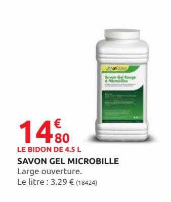 Savon Gel Microbille