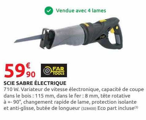 scie sabre électrique far tools