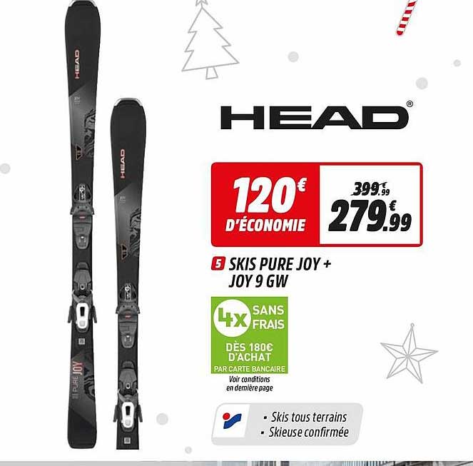 skis pure joy + joy 9 gw head