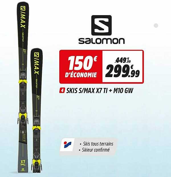 skis s-max x7 ti + m10 gw salomon