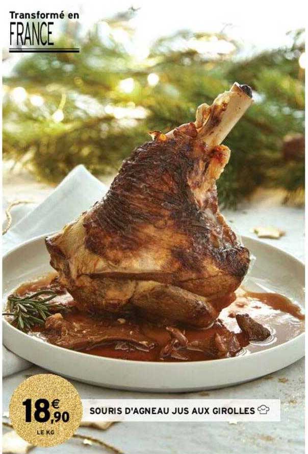 Souris D'agneau Jus Aux Girolles