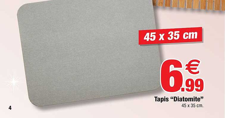 Tapis "diatomite"