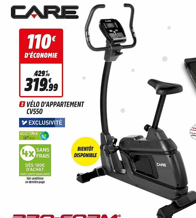 vélo d'appartement cv550 care
