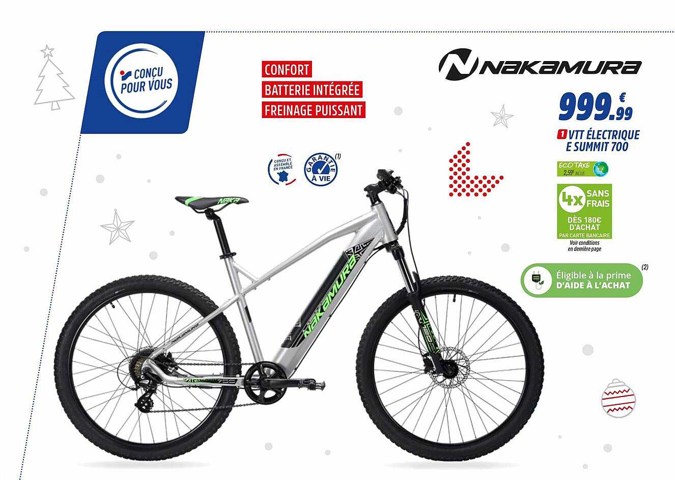 vtt électrique e summit 700 nakamura