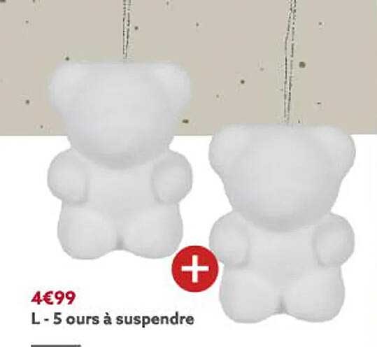5 Ours à Suspendre