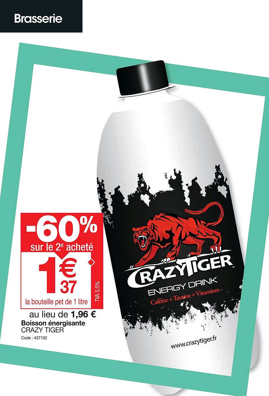 boisson énergisante crazy tiger