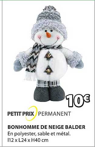 bonhomme de neige balder