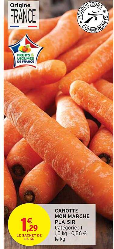 carotte mon marché plaisir