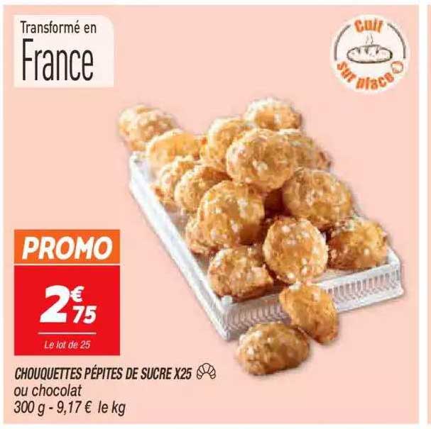 Chouquettes Pépites De Sucre X25
