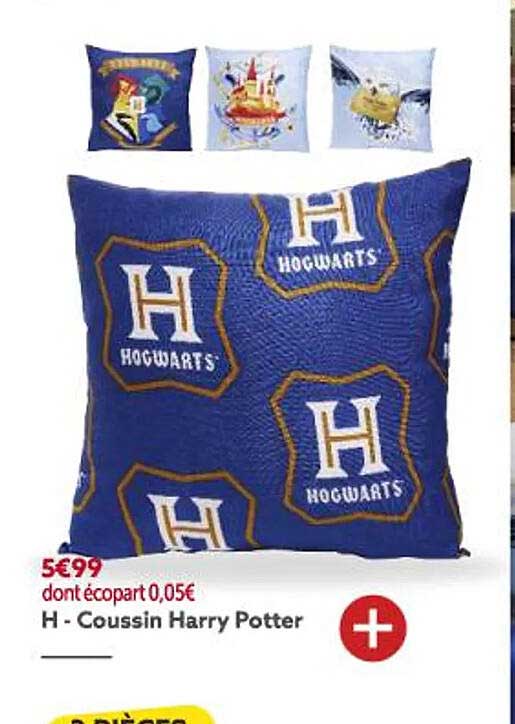 coussin harry potter