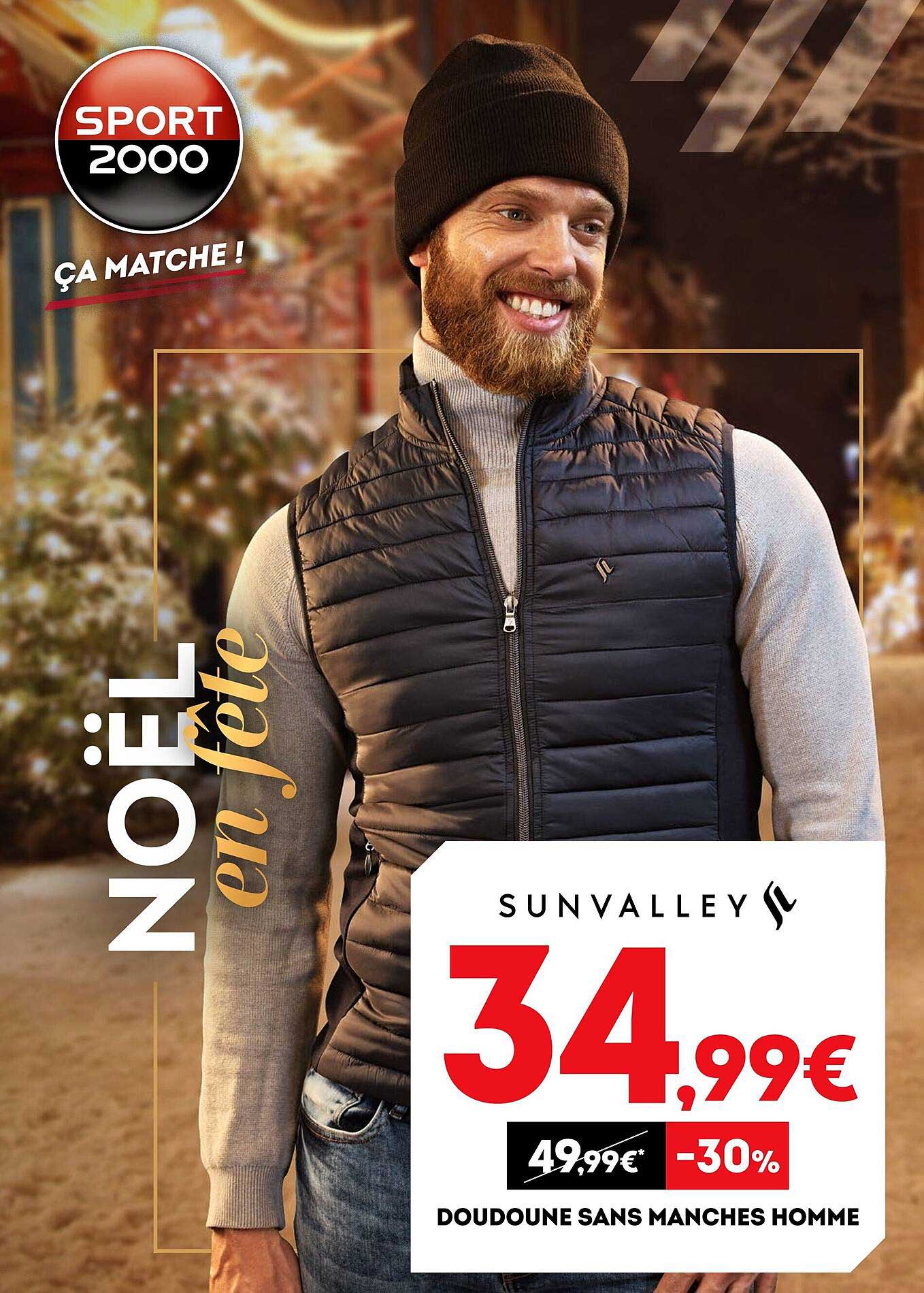 Doudoune Sans Manches Homme Sunvalley