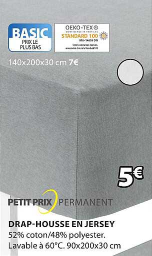 drap-housse en jersey