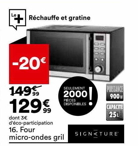 four micro-ondes gril signature