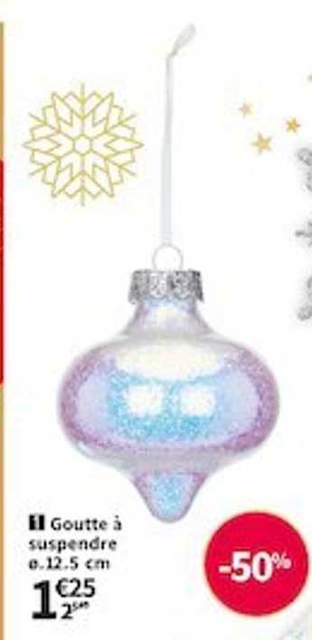 goutte à suspendre ø 12.5 cm