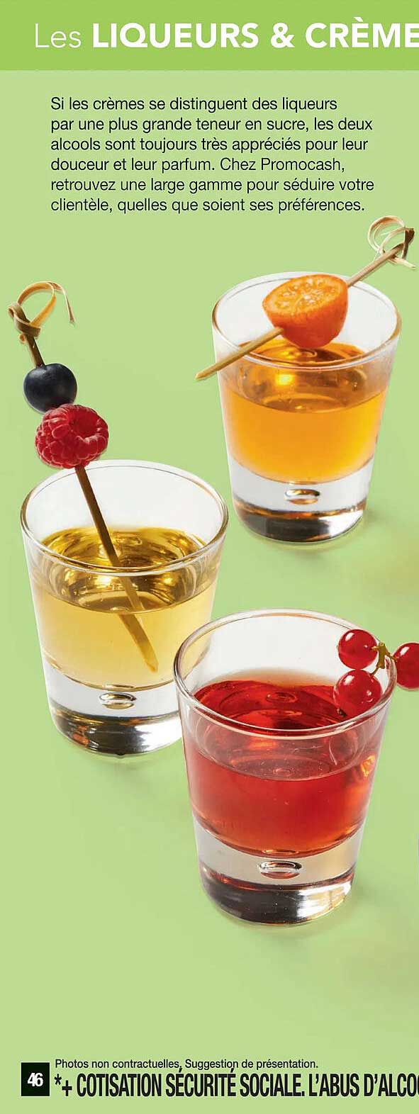 les liqueurs & crèmes